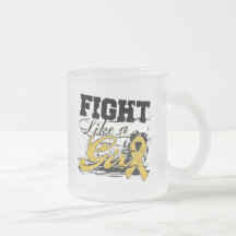 Fight Like a Girl Spray Paint - Appendix Cancer Coffee Mug