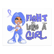 Fight Like a Girl Thyroid Disease 42.8.png Postcards