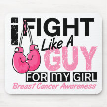 Fight Like A Guy Breast Cancer Mousemat