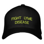 FIGHT LYME DISEASE embroidered hats