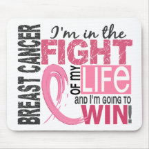 Fight Of My Life Breast Cancer Mouse Mat