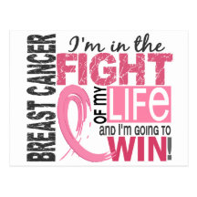 Fight Of My Life Breast Cancer Postcards
