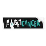Fight Ovarian, Uterine & Cervical Cancer bumper stickers