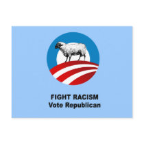 Fight Racism - Vote Republican Postcard