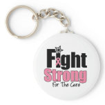 Fight Strong For The Cure keychains