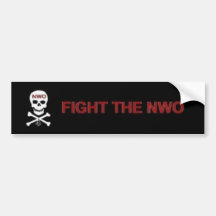 Fight the New World Order Bumper Stickers