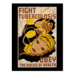 Fight Tuberculosis Obey The Rules Of Health Post Cards