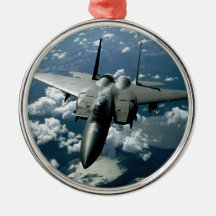 Fighter Jet Christmas Tree Ornaments