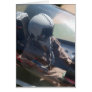 Fighter Jet Pilot Figure Card
