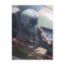 Fighter Jet Pilot Figure Postcard
