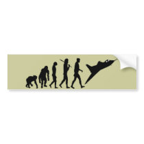 Fighter pilot flying Tees and Airforce pilot gifts Bumper Stickers