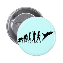 Fighter pilot flying Tees and Airforce pilot gifts Pinback Button