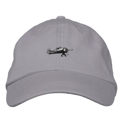 Fighter Plane Embroidered Baseball Cap