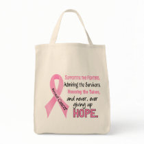 Fighters Survivors Taken Pink Ribbon Breast Cancer Tote Bag