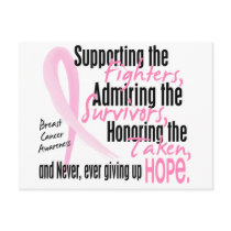 Fighters Survivors Taken Watercolor Pink Ribbon