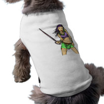 Fighting Amazon Women Doggie Tee Shirt