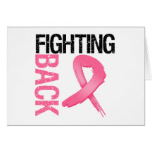 Fighting Back Breast Cancer Greeting Card