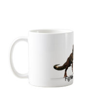 Fighting Dinosaurs Roar mugs