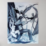 Fighting Dragons Poster