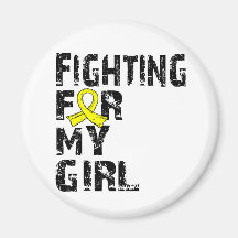 Fighting For My Girl Endometriosis 21 Refrigerator Magnets
