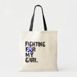 Fighting For My Girl Huntington's Disease 21 Tote Bag
