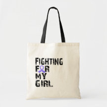 Fighting For My Girl Oesophageal Cancer 21 Tote Bag