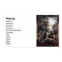 Fighting Giants Business Card Template