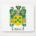 FIGUEROA FAMILY CREST -  FIGUEROA COAT OF ARMS mousepads
