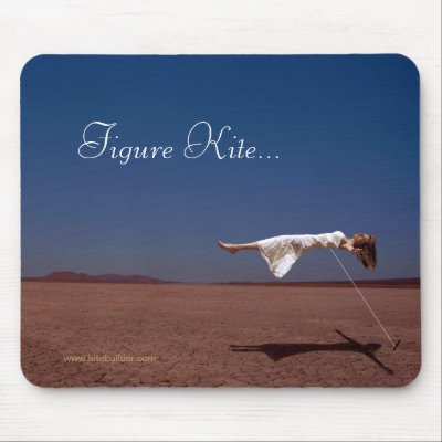 Figure Kite Mouse Mat by kitestudio