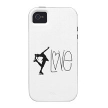 Figure Skater Love iPhone 4 Cases