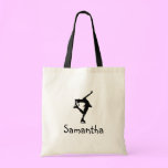 Figure Skater Tote Bag - Add Name bags