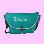 Figure Skating Blue Add Name messenger bags