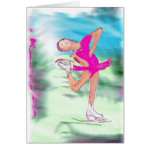 Figure Skating Greeting Card