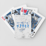 Figure Skating Ice Background Playing Cards playing cards