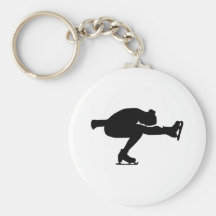 Figure Skating Key Chain