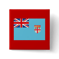 Fiji Flag Pinback Button