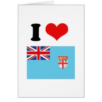 Fiji Flag Greeting Cards