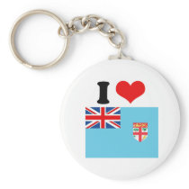 Fiji Flag Keychain