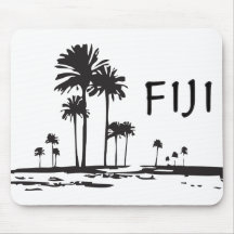 Fiji - Graphic Palm Trees Mousemats