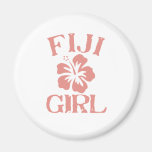 Fiji Pink Girl Refrigerator Magnet