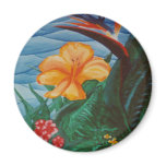 "Fiji" Round Magnet