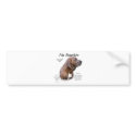Fila Brasileiro History Design bumper stickers