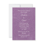 Filigree Butterfly Rehearsal Dinner Invitation