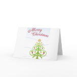 (Filigree Christmas Tree Card