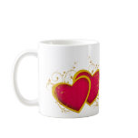 Filigree Hearts Valentine Mug