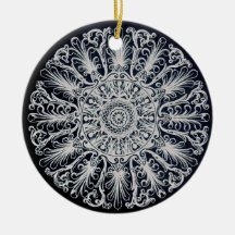 Filigree Victorian Medallion Ornament