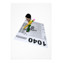 Filing Taxes Custom Invitation