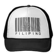 Filipino Barcode Trucker Hats