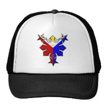 Filipino Flag Sun and Stars Hat