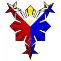 Filipino Flag Sun and Stars Polo Shirt